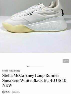 Stella McCartney 2001. Lace loop sneakers women’s size 9.5 💙💛🤙